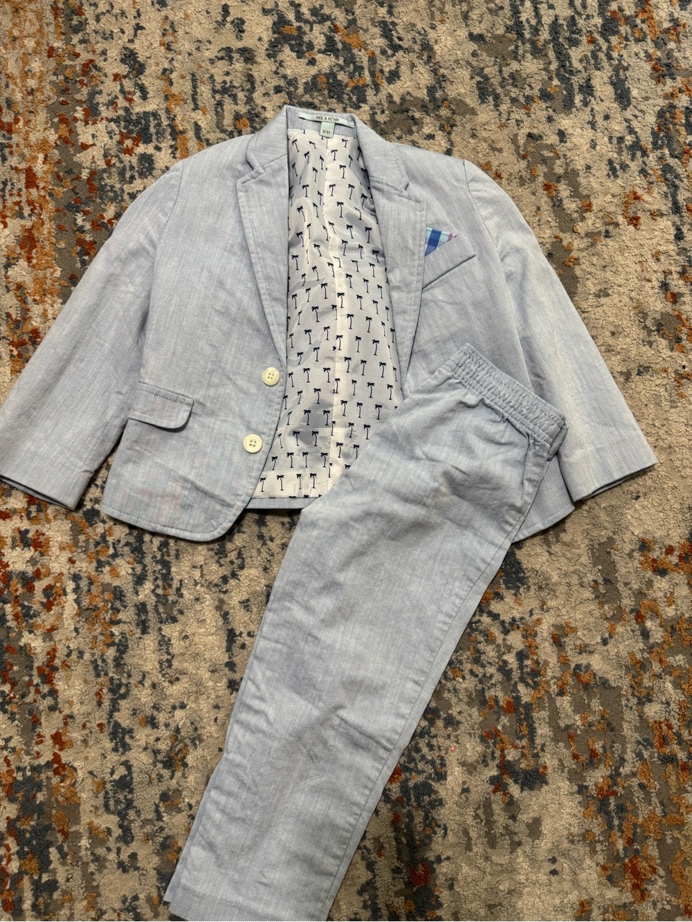 Class Club Light Blue Boys' Blazer and Pants Set